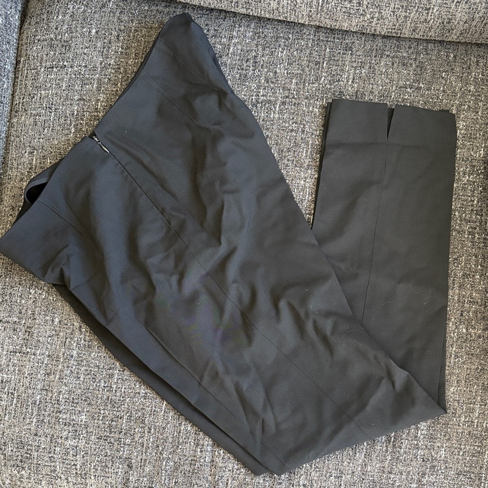 Theory Black Wool Dress Pants